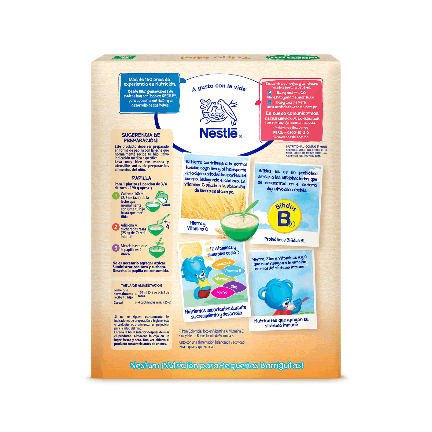 Nestum Trigo Miel back