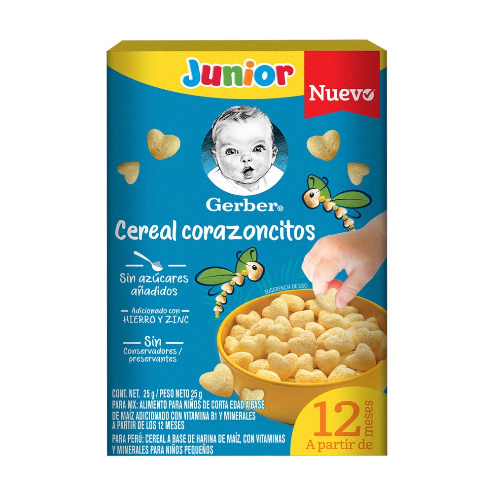 Gerber® Cereal Corazoncitos