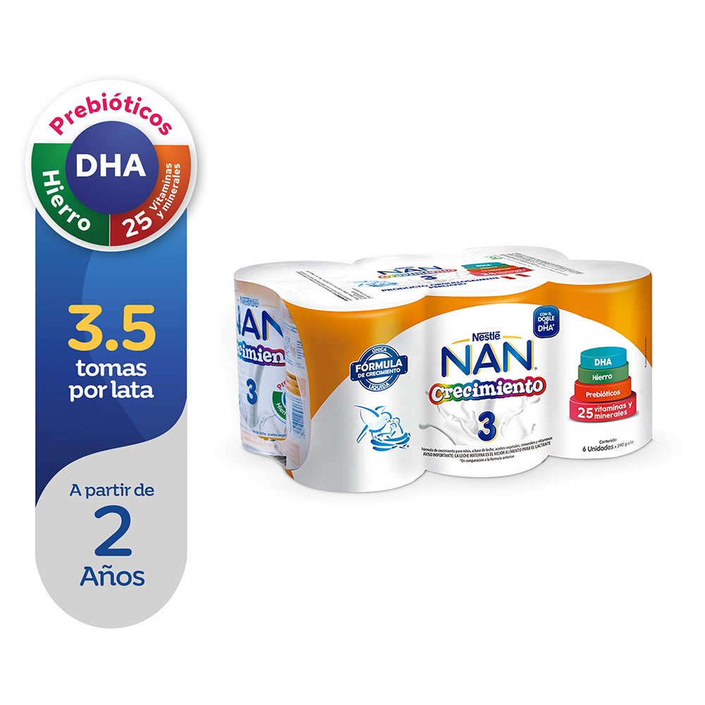 NAN 3 Crecimiento Líquido