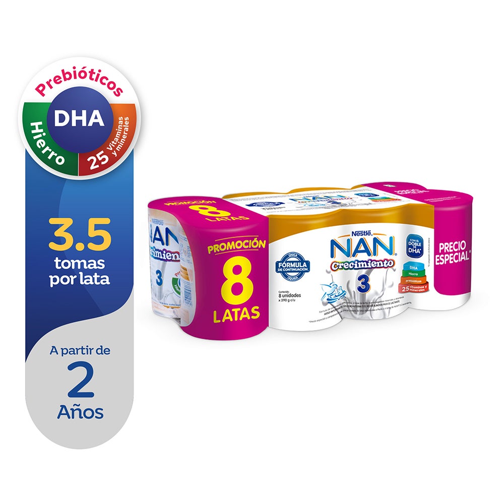 NAN 3 Crecimiento Líquido