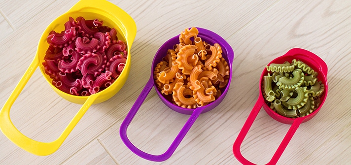 Imagen de distintos tipos de pastas