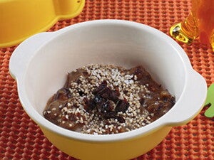 Mazamorra de Guindones y Kiwicha Pop