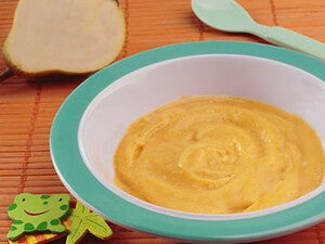 Papilla de Papaya y Pera Papilla de Papaya y Pera
