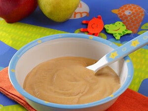 Papilla de Pera y Manzana