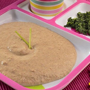 Puré de Lentejas con Espinaca Puré de Lentejas con Espinaca