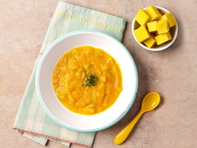 Crema de olluco, zanahoria y zapallo con Nestum® Crema de olluco, zanahoria y zapallo con Nestum®
