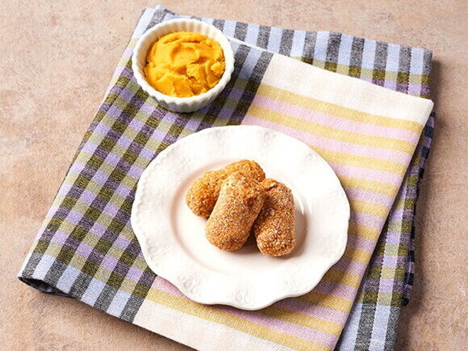 Croquetas de camote y arroz con Nestum® Croquetas de camote y arroz con Nestum®