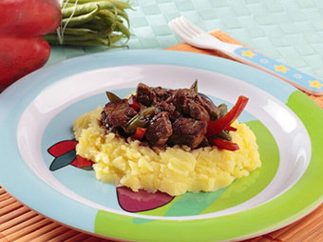 Saltado de Vainitas con Carne de Res Saltado de Vainitas con Carne de Res