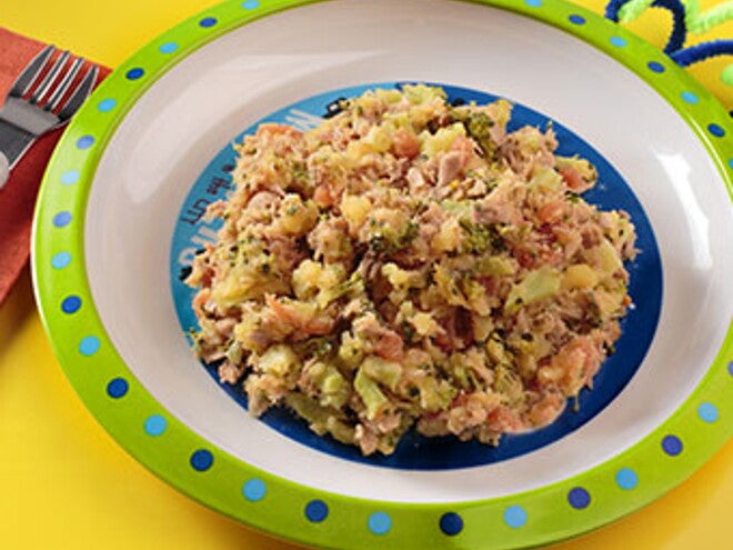 Timbal de Atún con Verduras y Papa Timbal de Atún con Verduras y Papa