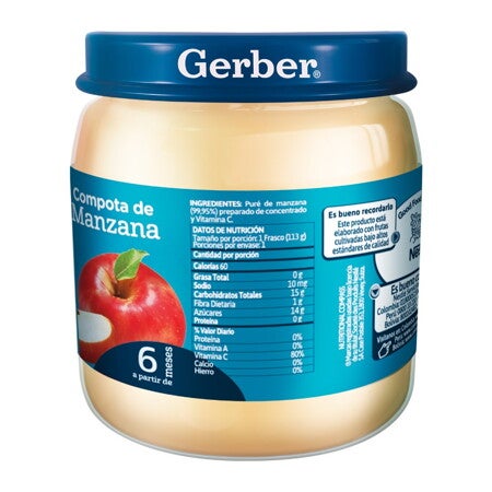Compota Gerber® Manzana 113g Compota Gerber® Manzana 113g