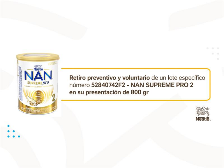 Retiro voluntario de producto